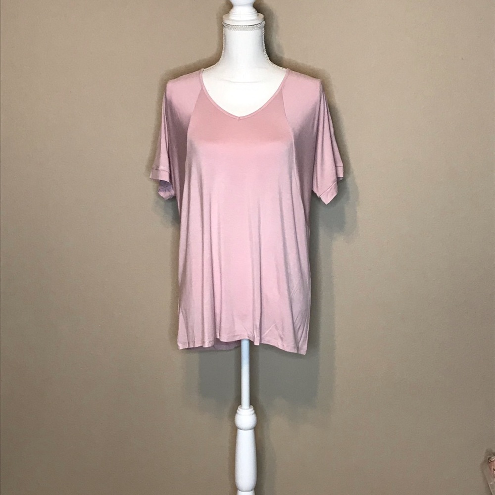 Love Top- Heathered Rose